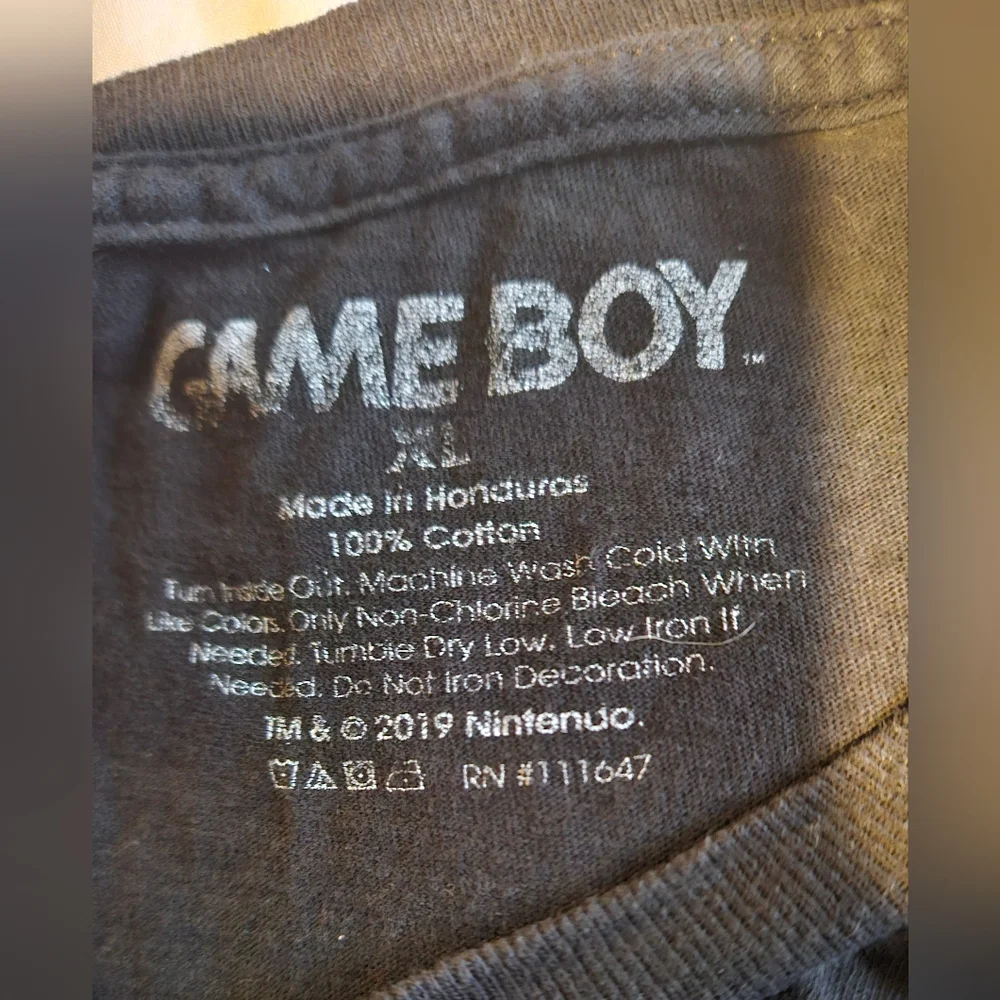 GAME BOY Mens Graphic Tee XL